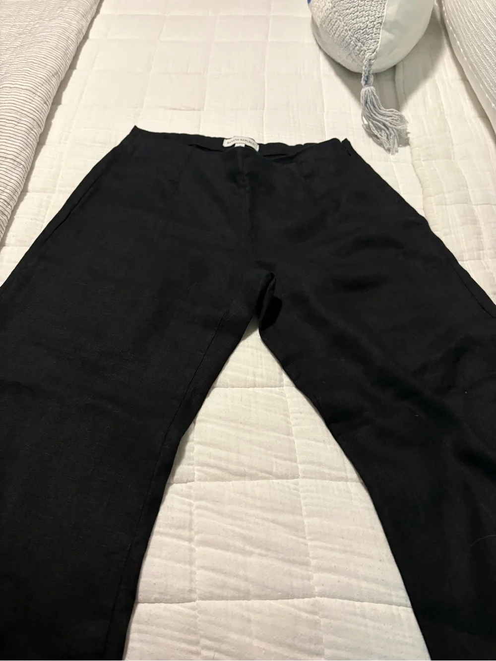 Banana Republic Embroidered Linen Pants